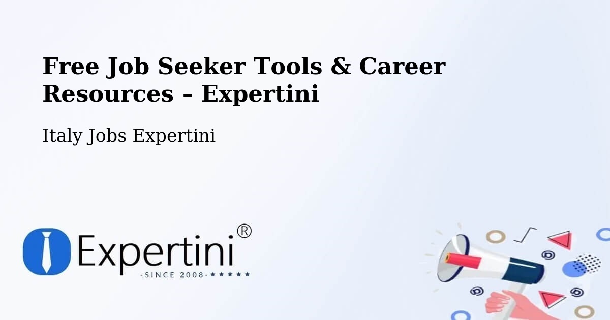 Free Job Seeker Tools & Career Resources – Albuzzano - Albuzzano, Italy Jobs Expertini
