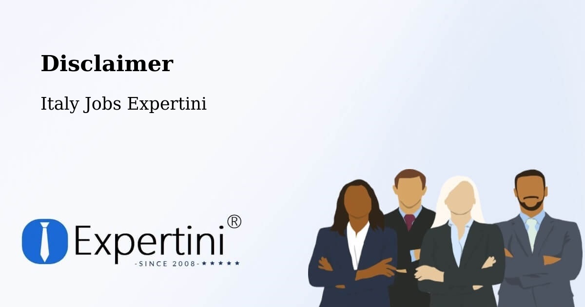 Disclaimer – Albuzzano - Italy Jobs Expertini