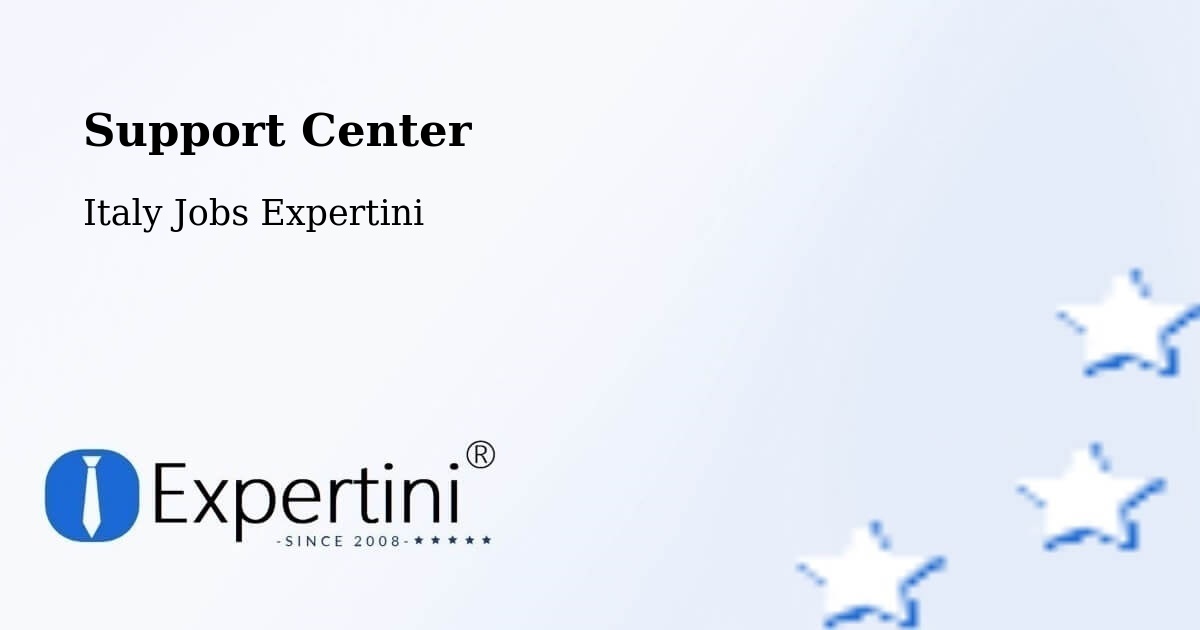 Support Services – Albuzzano - Italy Jobs Expertini